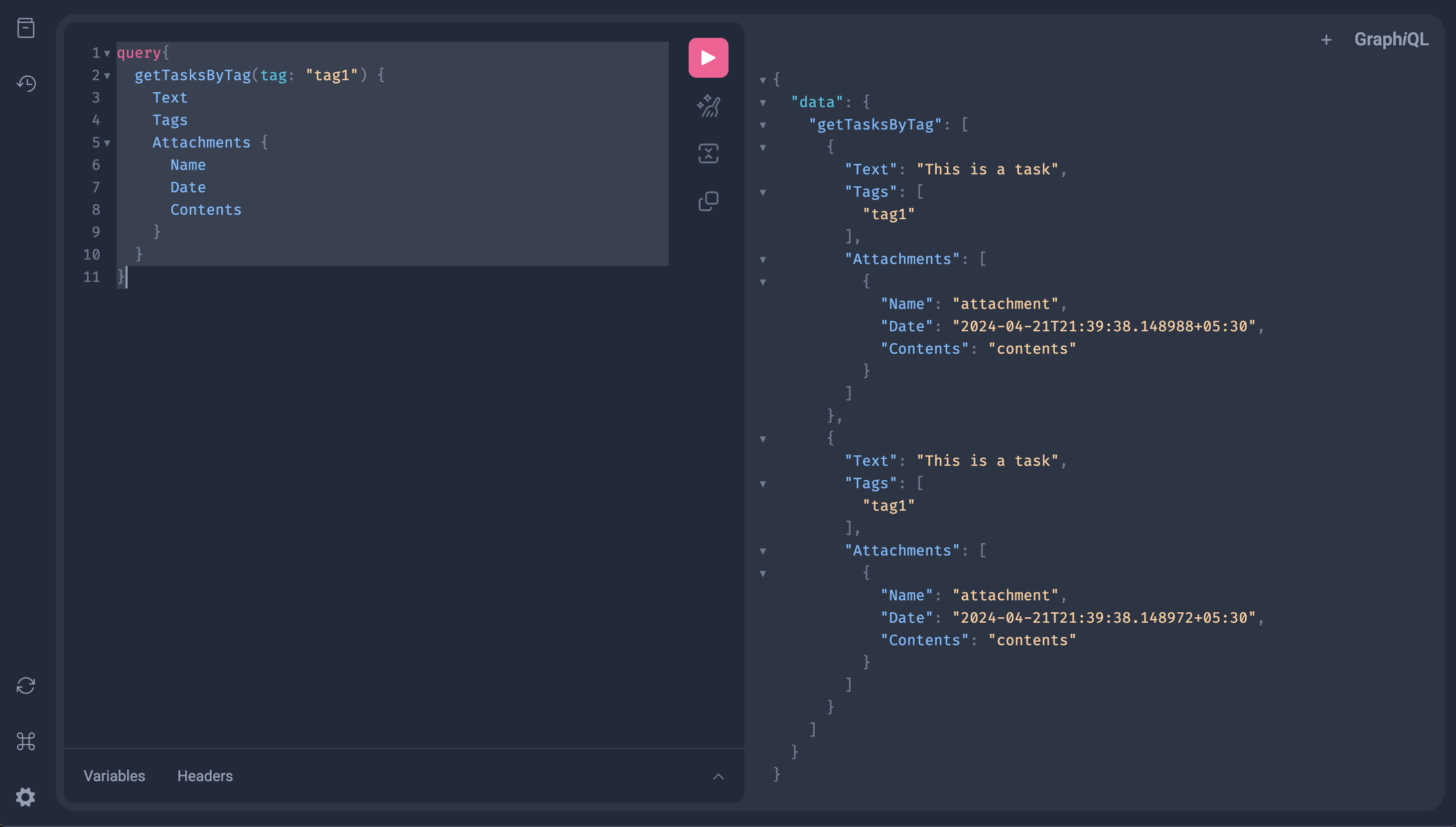 GraphQL Playground